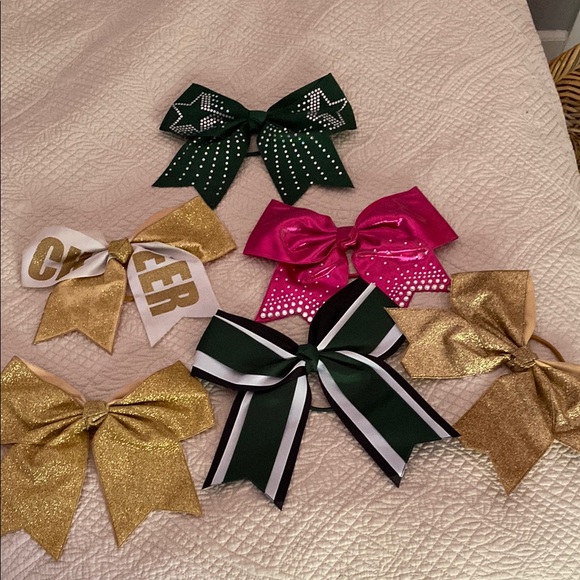 Other - Set of 6 Cheer Bows in Various Colors